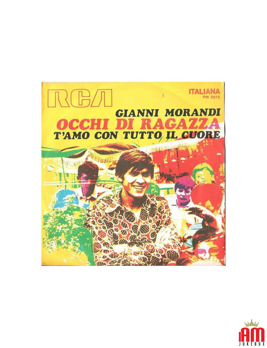 Occhi Di Ragazza [Gianni Morandi] - Vinyl 7", 45 RPM, Mono [product.brand] 1 - Shop I'm Jukebox 