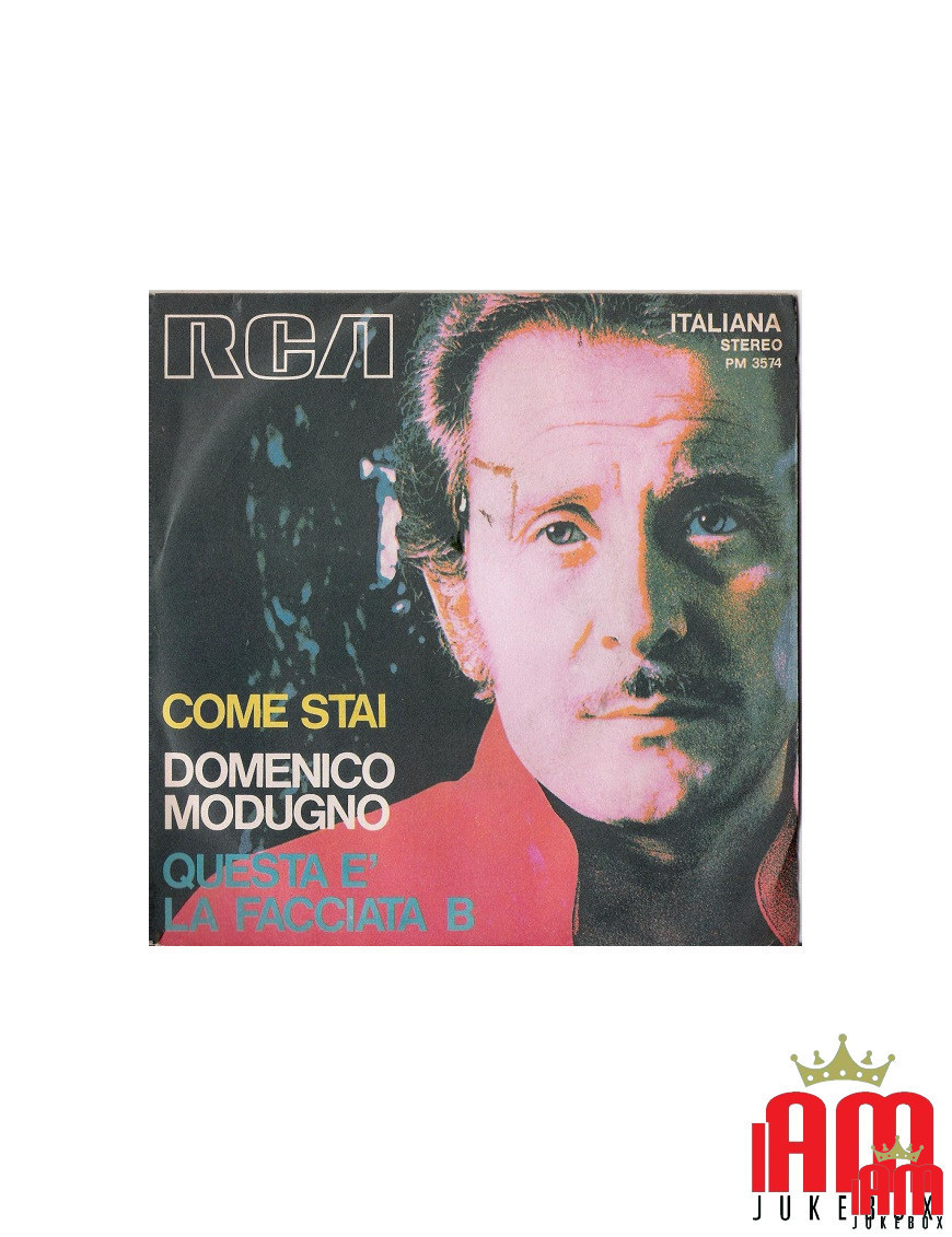 Comment vas-tu, c'est la face B [Domenico Modugno] - Vinyl 7", 45 RPM [product.brand] 1 - Shop I'm Jukebox 