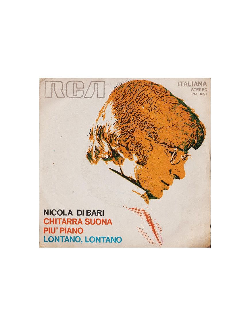 Gitarre spielt leiser Lontano, Lontano [Nicola Di Bari] – Vinyl 7", 45 RPM, Stereo [product.brand] 1 - Shop I'm Jukebox 