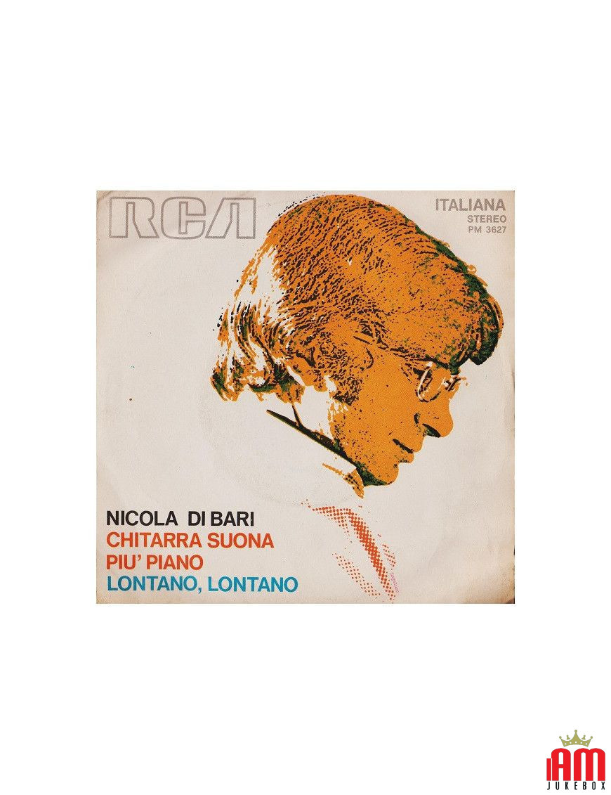 Gitarre spielt leiser Lontano, Lontano [Nicola Di Bari] – Vinyl 7", 45 RPM, Stereo [product.brand] 1 - Shop I'm Jukebox 