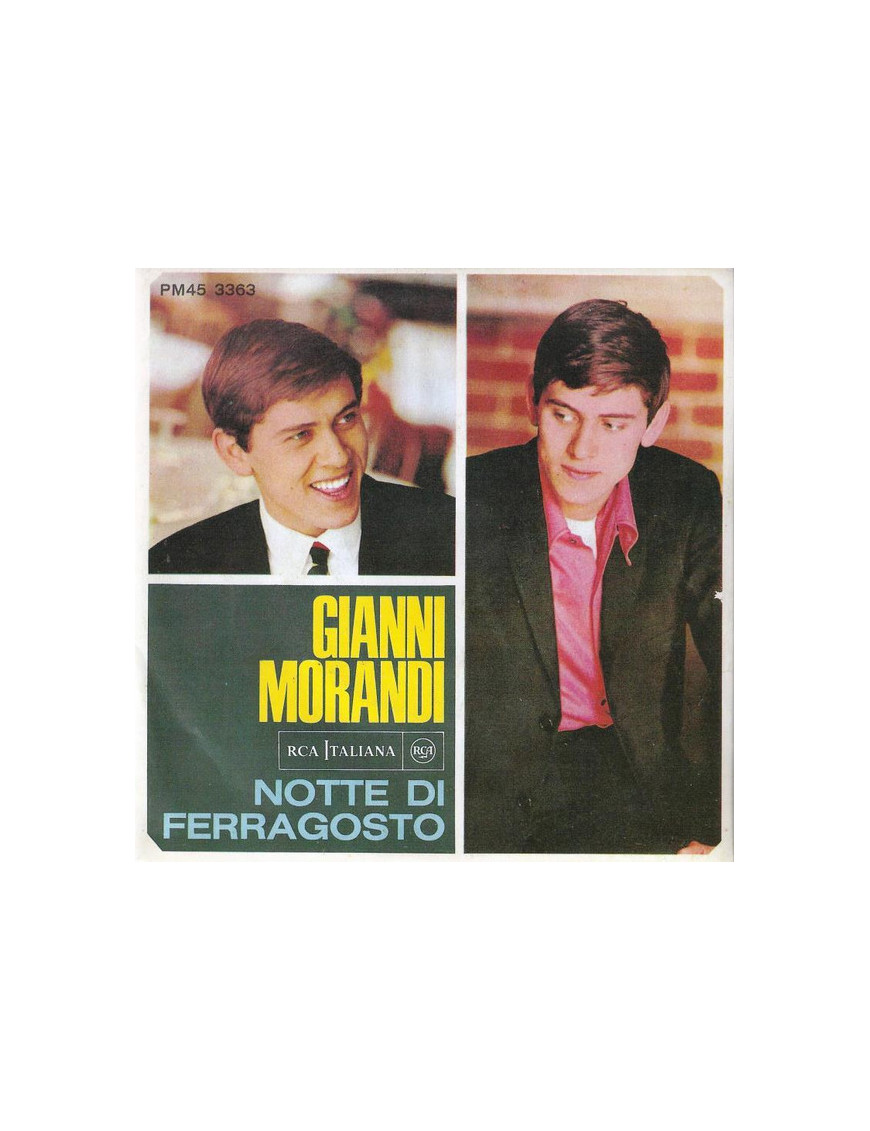 Nuit de mi-août [Gianni Morandi] - Vinyl 7", 45 RPM, Réédition [product.brand] 1 - Shop I'm Jukebox 