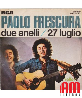 Two Rings 27. Juli [Paolo Frescura] – Vinyl 7", 45 RPM, Stereo [product.brand] 1 - Shop I'm Jukebox 