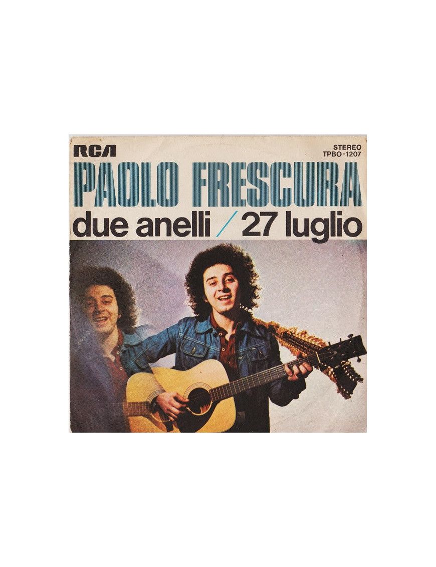 Two Rings 27 July [Paolo Frescura] - Vinyl 7", 45 RPM, Stereo [product.brand] 1 - Shop I'm Jukebox iamjukebox.it 4428094-2023-05