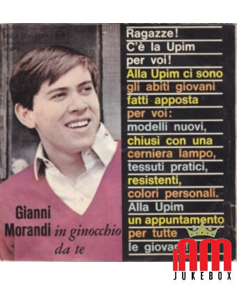 Dans Ginocchio Da Te [Gianni Morandi] - Vinyl 7", 45 RPM, Promo [product.brand] 1 - Shop I'm Jukebox 