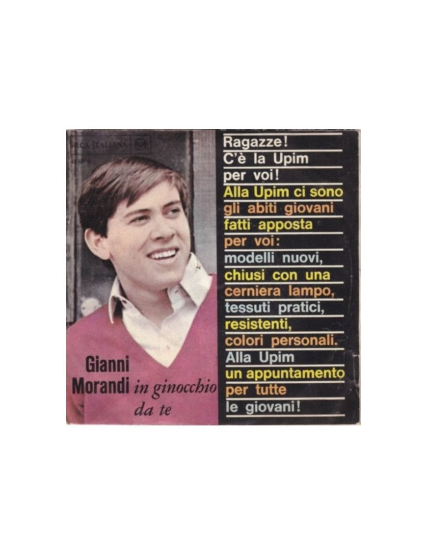 In Ginocchio Da Te [Gianni Morandi] - Vinyl 7", 45 RPM, Promo