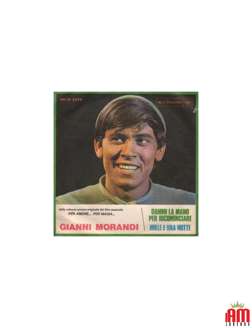 Give Me Your Hand to Start Over Arabian Nights [Gianni Morandi] - Vinyl 7", 45 RPM, Mono [product.brand] 1 - Shop I'm Jukebox 