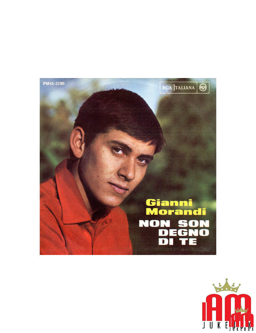 Je ne suis pas digne de toi [Gianni Morandi] - Vinyl 7", 45 tr/min, Mono [product.brand] 1 - Shop I'm Jukebox 