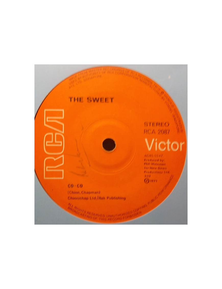 Co-Co [The Sweet] - Vinyl 7", 45 RPM, Single, Stéréo