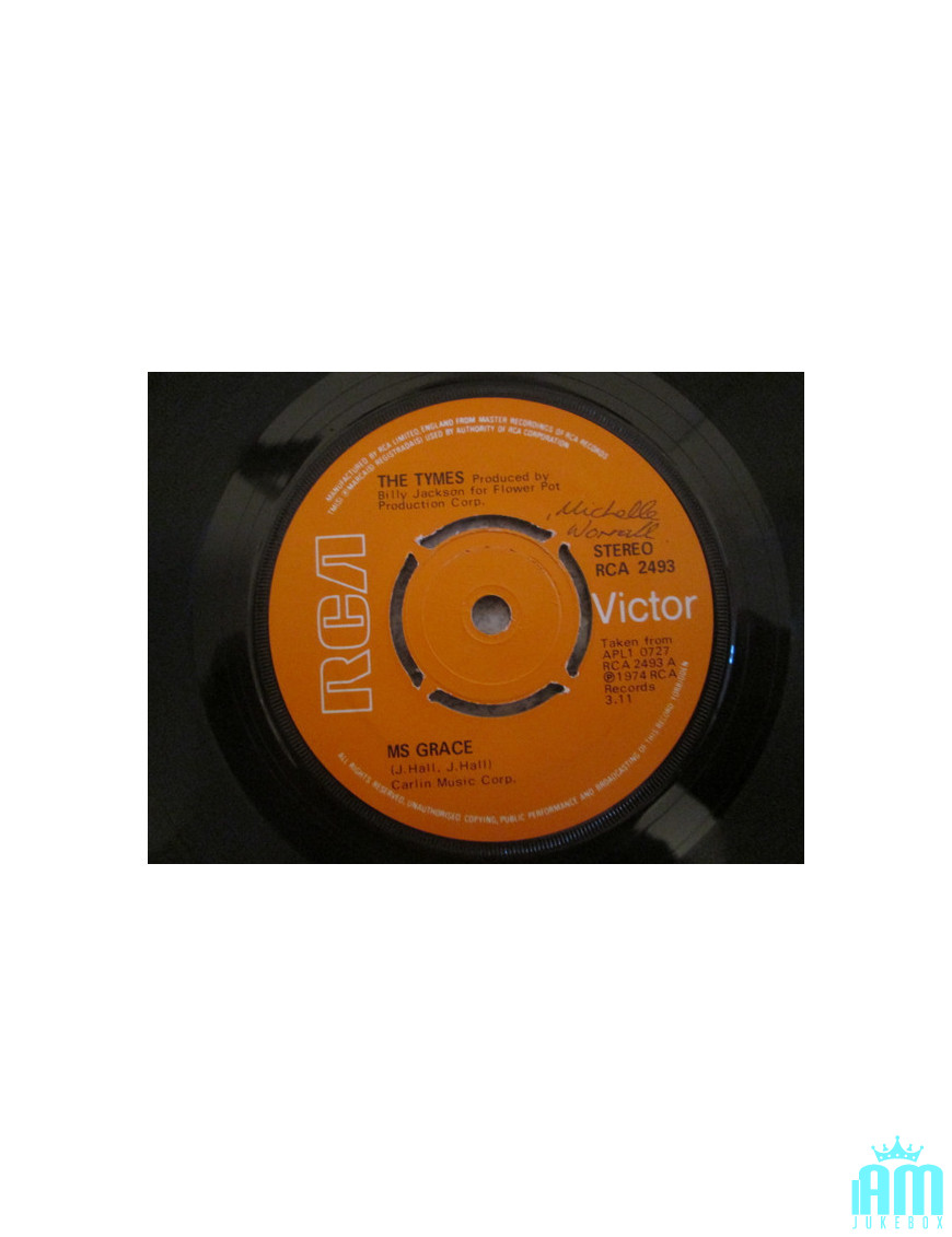 M's Grace [The Tymes] - Vinyl 7", Single [product.brand] 1 - Shop I'm Jukebox 