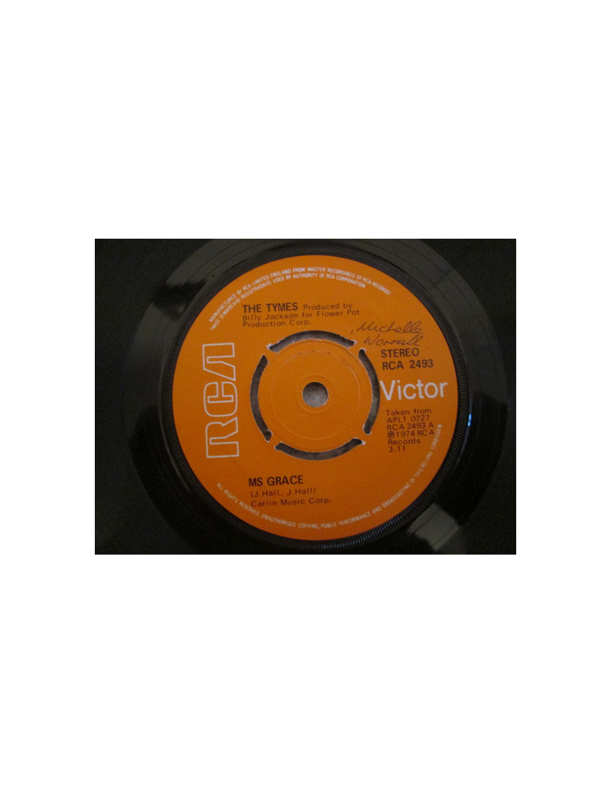 M s Grace [The Tymes] - Vinyl 7", Single