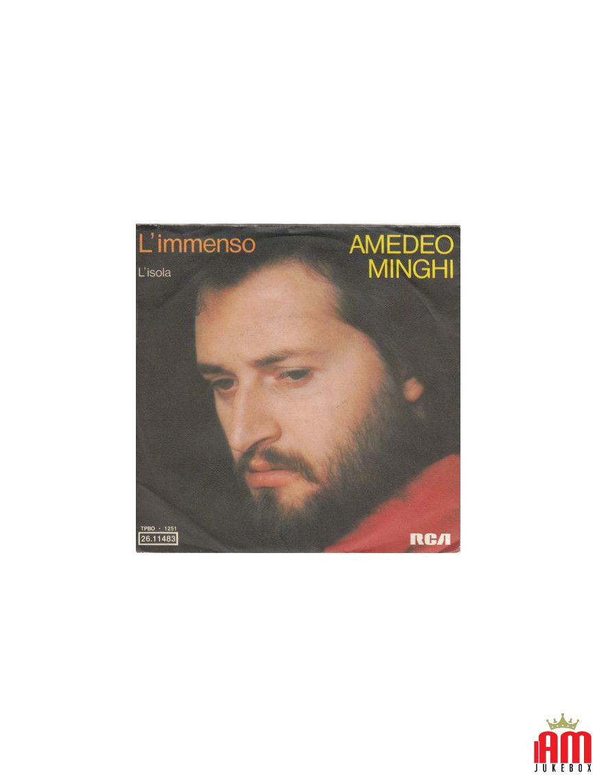 L'Immense [Amedeo Minghi] - Vinyl 7", Single, 45 RPM [product.brand] 1 - Shop I'm Jukebox 