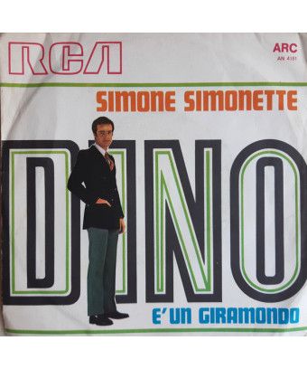 Simone Simonette È Un Globetrotter [Dino (7)] - Vinyl 7", 45 RPM, Mono [product.brand] 1 - Shop I'm Jukebox 