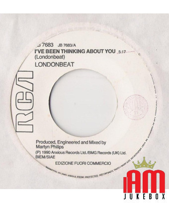 I've Been Thinking About You So Close [Londonbeat,...] - Vinyl 7", 45 RPM, Promo [product.brand] 1 - Shop I'm Jukebox 