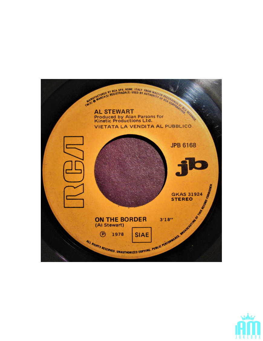 On The Border What's Your Name, What's Your Number [Al Stewart,...] - Vinyl 7", 45 RPM, Jukebox [product.brand] 1 - Shop I'm Juk