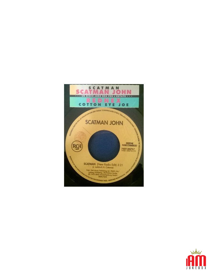 Scatman (New Radio Edit) Cotton Eye Joe [Scatman John,...] - Vinyle 7", Jukebox [product.brand] 1 - Shop I'm Jukebox 