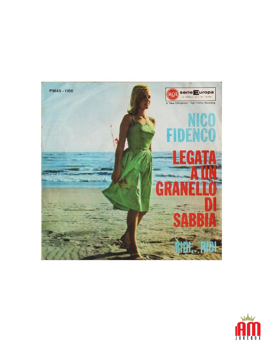 Legata A Un Granello Di Sabbia [Nico Fidenco] - Vinyl 7", 45 RPM, Single [product.brand] 1 - Shop I'm Jukebox 