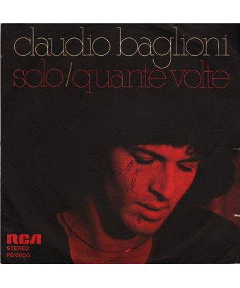 Solo Quante Volte [Claudio Baglioni] – Vinyl 7", 45 RPM, Stereo [product.brand] 1 - Shop I'm Jukebox 