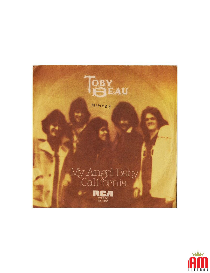 My Angel Baby California [Toby Beau] - Vinyl 7", 45 RPM, Stereo [product.brand] 1 - Shop I'm Jukebox 