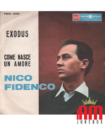 Exodus [Nico Fidenco] – Vinyl 7", 45 RPM, Mono [product.brand] 1 - Shop I'm Jukebox 