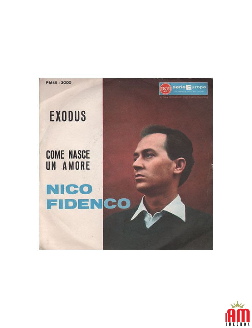 Exodus [Nico Fidenco] – Vinyl 7", 45 RPM, Mono [product.brand] 1 - Shop I'm Jukebox 