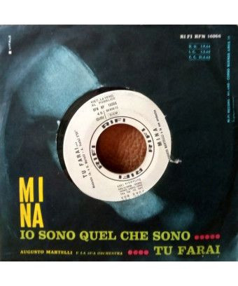 Je suis ce que je suis, tu feras [Mina (3)] - Vinyle 7", 45 tr/min, Jukebox [product.brand] 1 - Shop I'm Jukebox 