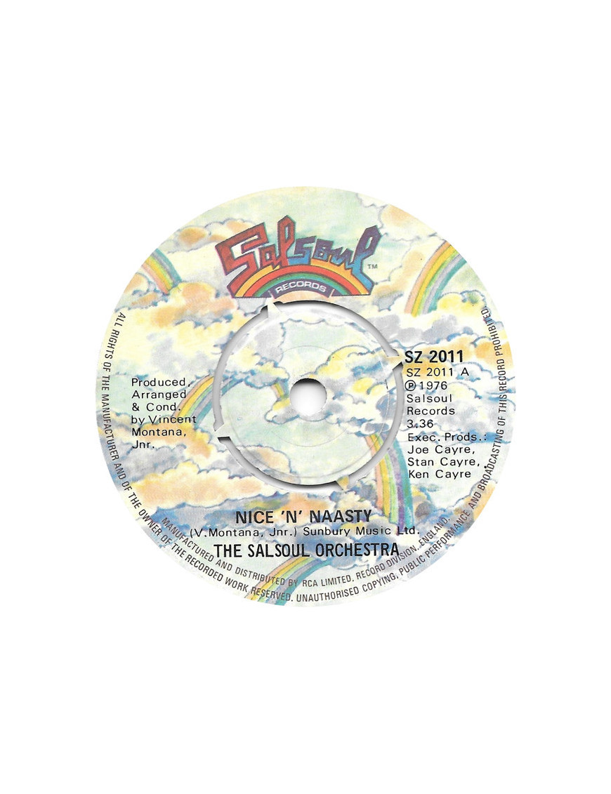 Nice 'N' Naasty [The Salsoul Orchestra] – Vinyl 7", 45 RPM, Single [product.brand] 1 - Shop I'm Jukebox 