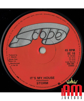 It's My House [Storm (43)] - Vinyl 7", 45 RPM, Single, Stereo [product.brand] 1 - Shop I'm Jukebox 