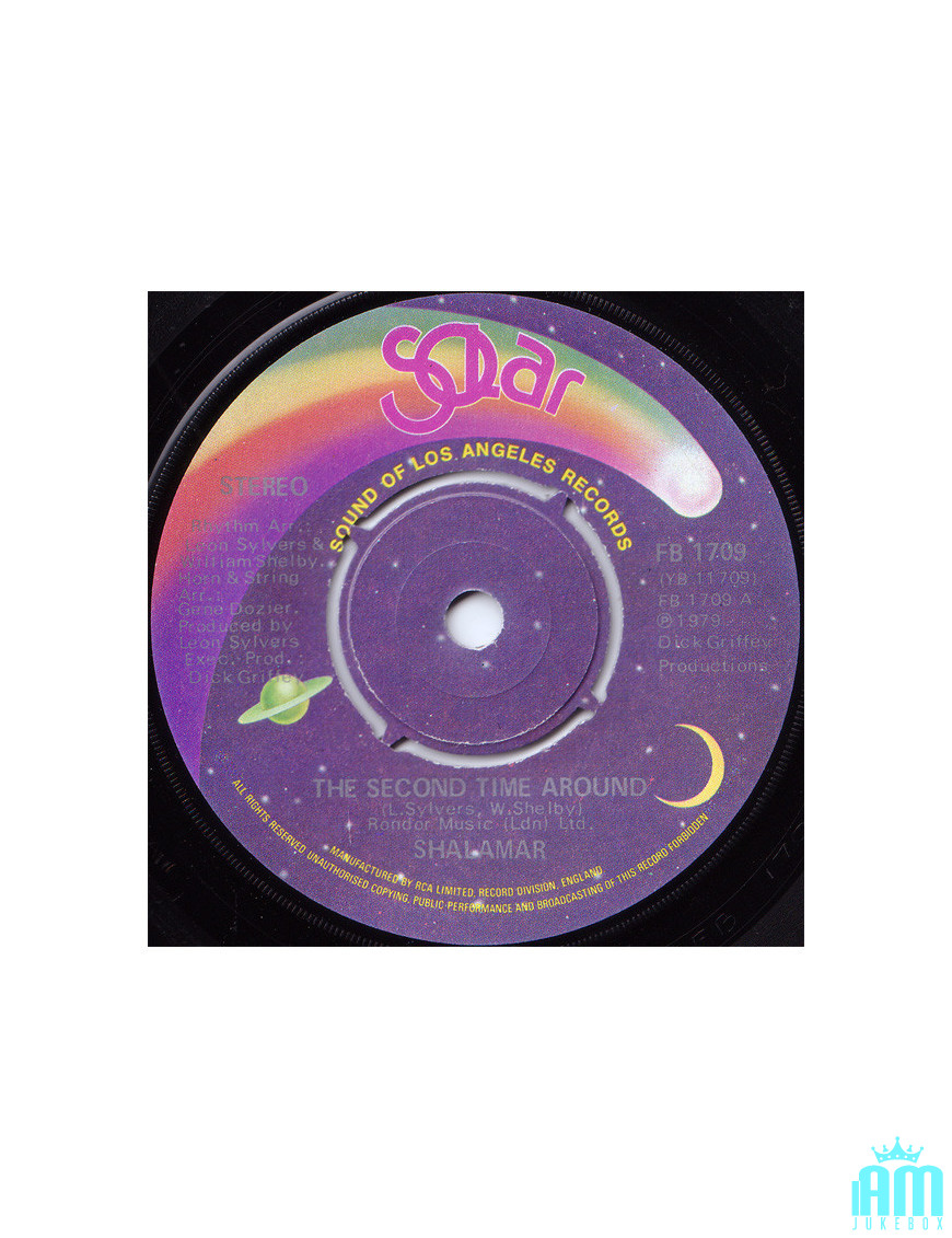 The Second Time Around [Shalamar] – Vinyl 7", 45 RPM, Single [product.brand] 1 - Shop I'm Jukebox 