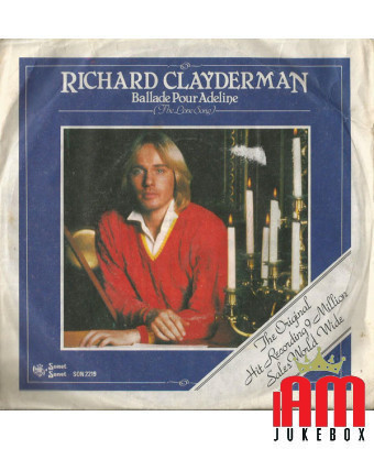 Ballade Pour Adeline [Richard Clayderman] - Vinyl 7", 45 RPM, Single, Stéréo [product.brand] 1 - Shop I'm Jukebox 