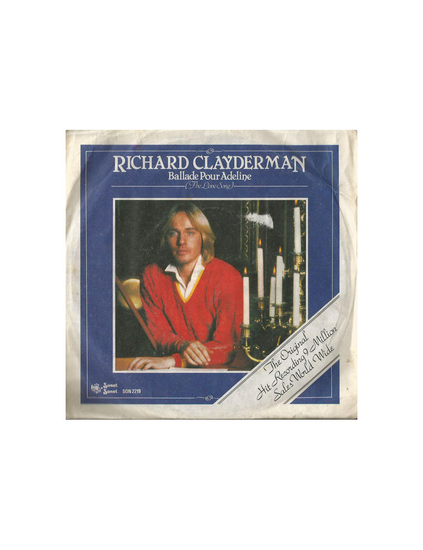 Ballade Pour Adeline [Richard Clayderman] - Vinyl 7", 45 RPM, Single, Stéréo [product.brand] 1 - Shop I'm Jukebox 