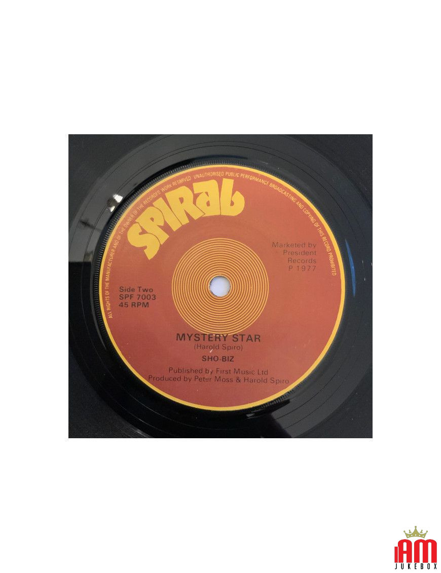 Uno Momento [Sho-Biz] - Vinyl 7", 45 RPM, Promo [product.brand] 1 - Shop I'm Jukebox 