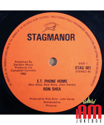 ET Phone Home [Ron Shea] - Vinyle 7", 45 tours
