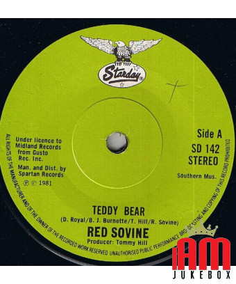 Teddy Bear [Red Sovine] – Vinyl 7", 45 RPM, Single, Neuauflage, Stereo [product.brand] 1 - Shop I'm Jukebox 