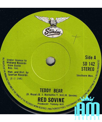 Teddy Bear [Red Sovine] – Vinyl 7", 45 RPM, Single, Neuauflage, Stereo [product.brand] 1 - Shop I'm Jukebox 