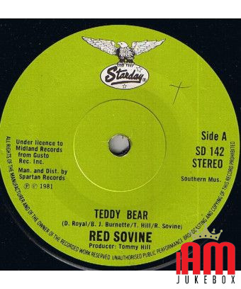 Teddy Bear [Red Sovine] - Vinyl 7", 45 RPM, Single, Réédition, Stéréo [product.brand] 1 - Shop I'm Jukebox 