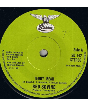 Teddy Bear [Red Sovine] - Vinyl 7", 45 RPM, Single, Reissue, Stereo
