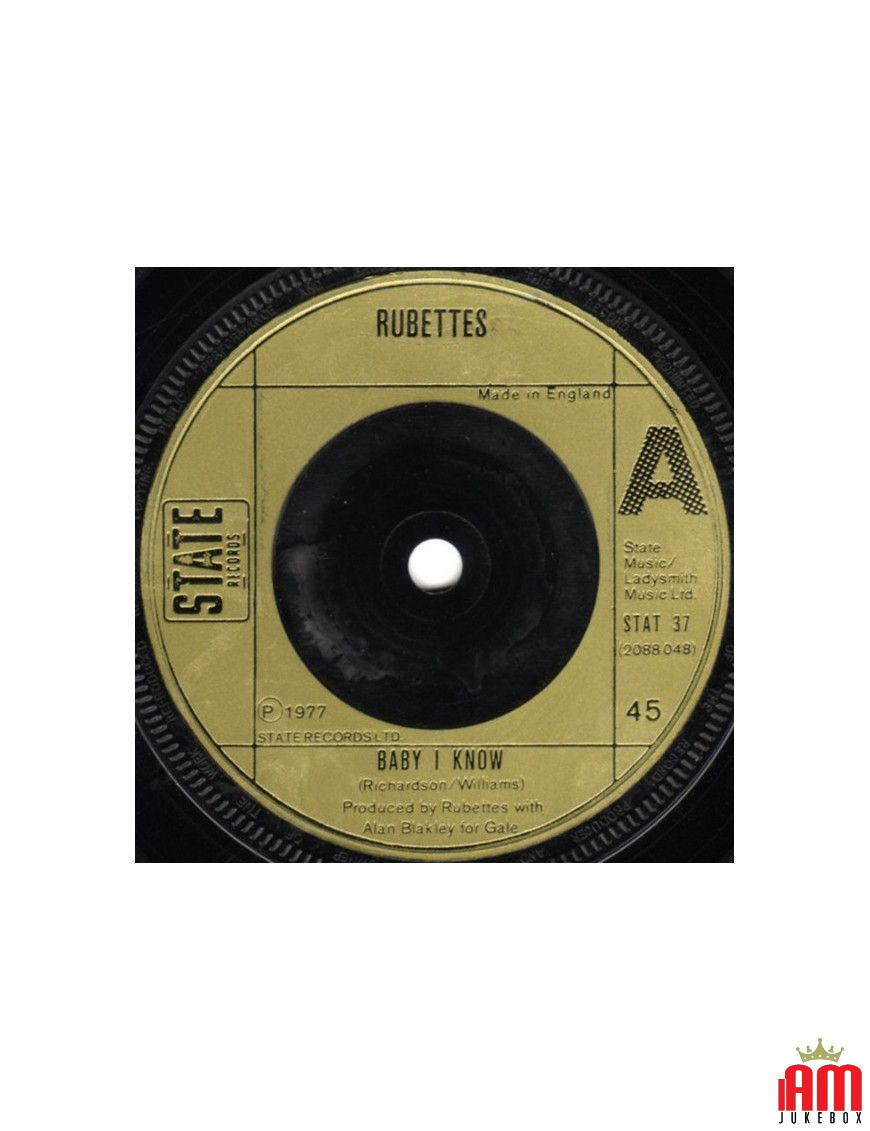 Bébé je sais [The Rubettes] - Vinyl 7", 45 RPM, Single [product.brand] 1 - Shop I'm Jukebox 