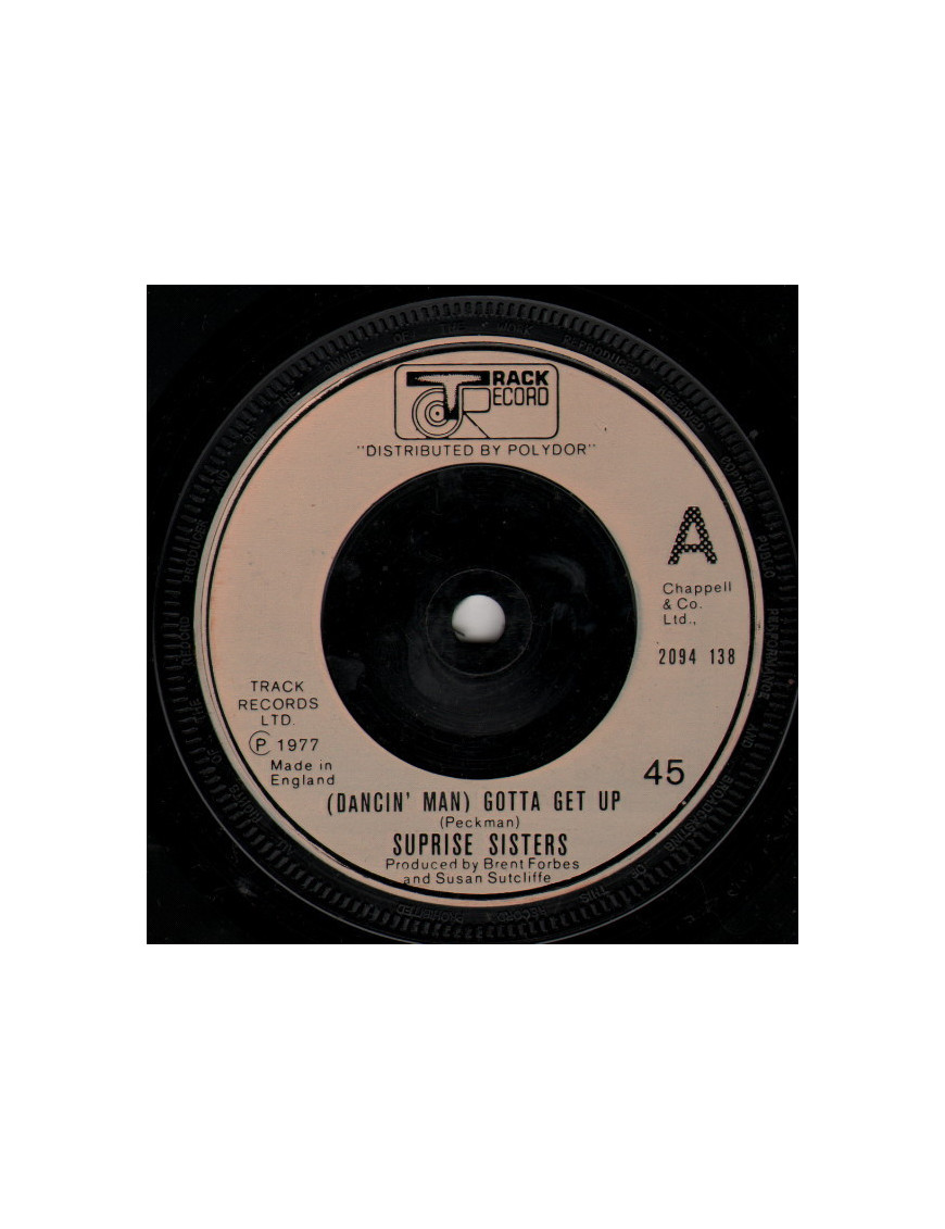 (Dancin' Man) Gotta Get Up [The Surprise Sisters] - Vinyl 7", Single, 45 RPM