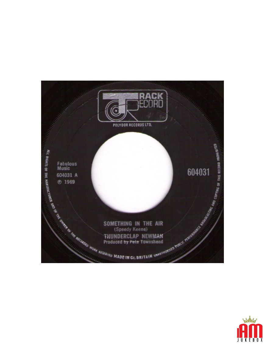 Something In The Air [Thunderclap Newman] – Vinyl 7", 45 RPM, Single [product.brand] 1 - Shop I'm Jukebox 