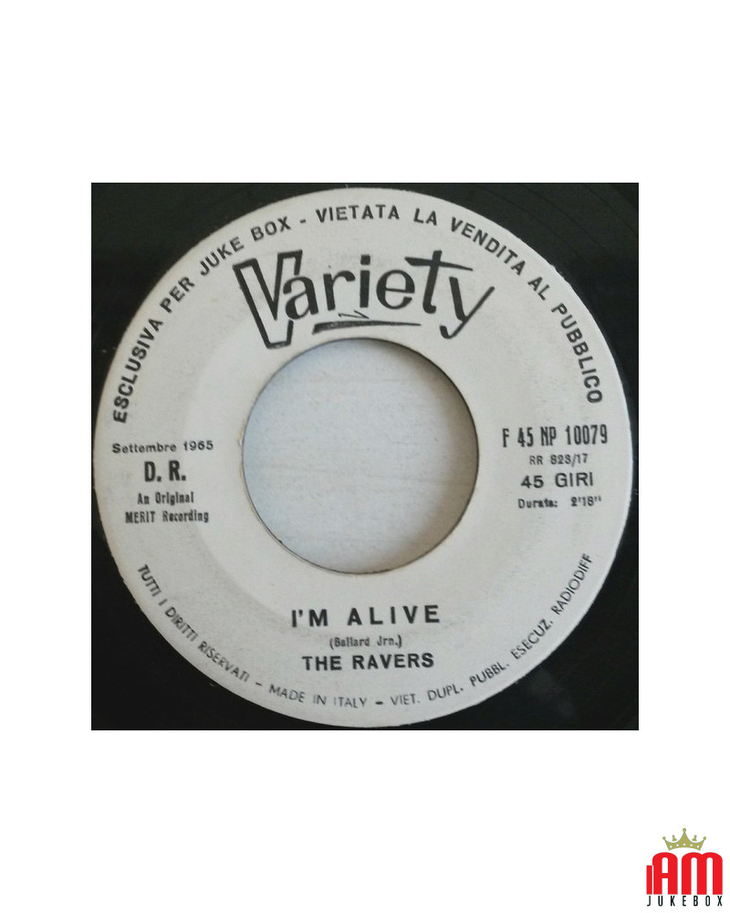 Je suis vivant [The Ravers (3)] - Vinyle 7", 45 tours, Jukebox [product.brand] 1 - Shop I'm Jukebox 