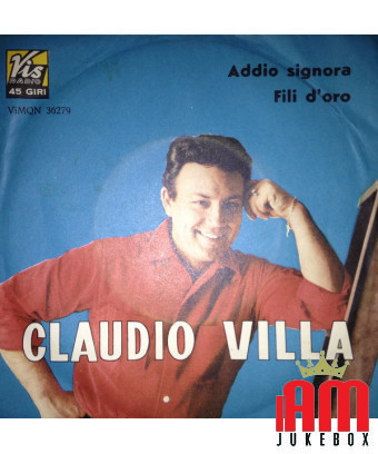 Au revoir Mme Fili D'Oro [Claudio Villa] - Vinyl 7", 45 RPM [product.brand] 1 - Shop I'm Jukebox 