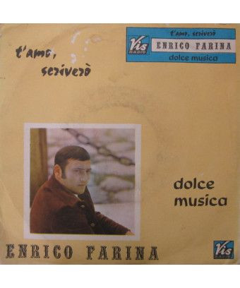 Je t'aime, j'écrirai de la musique douce [Enrico Farina] - Vinyle 7", 45 tours [product.brand] 1 - Shop I'm Jukebox 