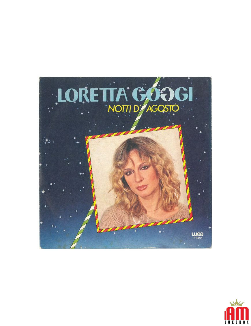 Nuits d'août [Loretta Goggi] - Vinyle 7", 45 tr/min, stéréo [product.brand] 1 - Shop I'm Jukebox 