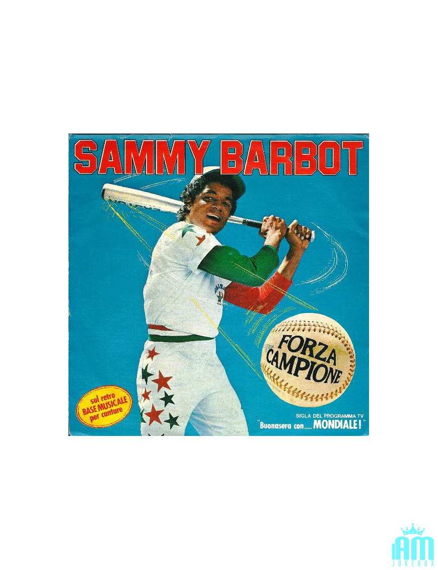 Forza Campione [Sammy Barbot] – Vinyl 7", 45 RPM, Single, Stereo [product.brand] 1 - Shop I'm Jukebox 
