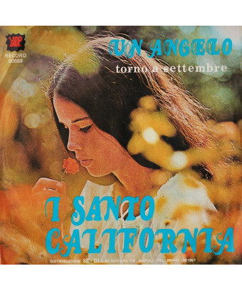 Un Angelo [I Santo California] - Vinyl 7", 45 RPM [product.brand] 1 - Shop I'm Jukebox 