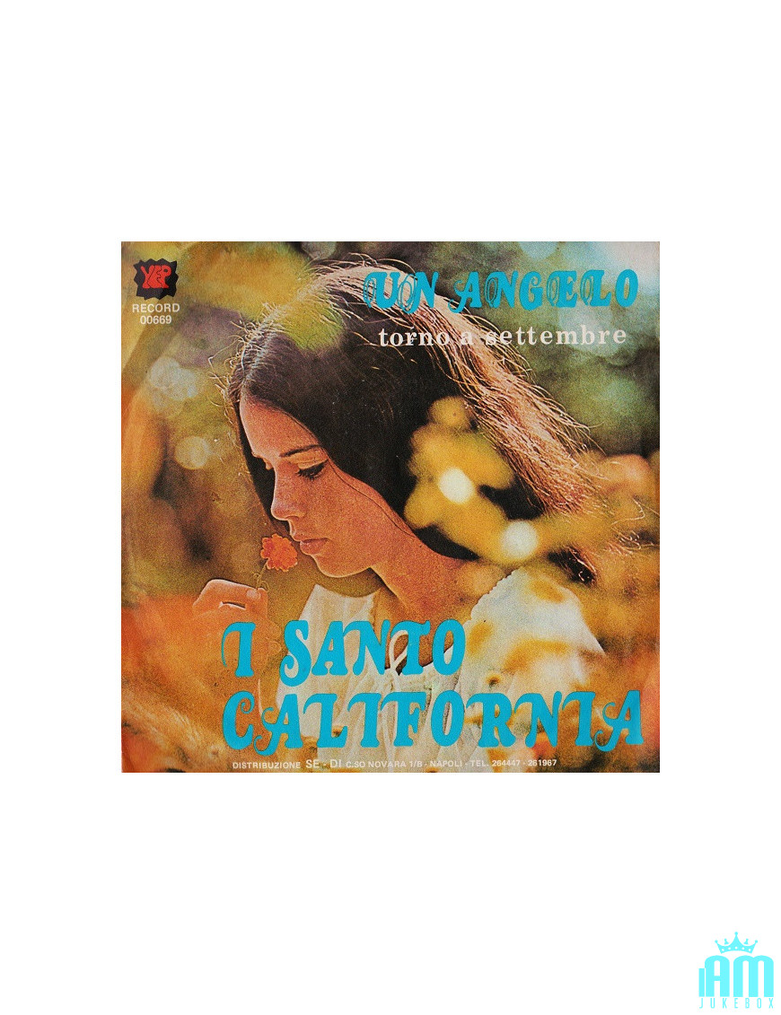 Un Angelo [I Santo California] - Vinyl 7", 45 RPM [product.brand] 1 - Shop I'm Jukebox 