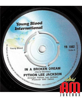 Dans un rêve brisé [Python Lee Jackson] - Vinyl 7", Single, Réédition