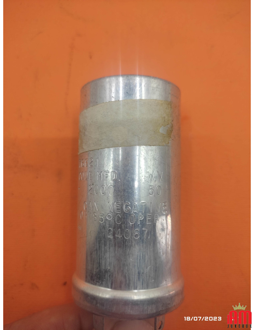 Oil paper capacitor 2000 MPF 50 V