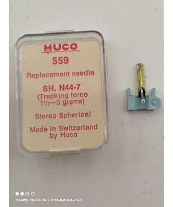 Aiguille de remplacement Diamond Huco 559 SH. 44-7 Aiguilles pour jukebox et platine vinyle [product.brand] Condition: Neuf [pro