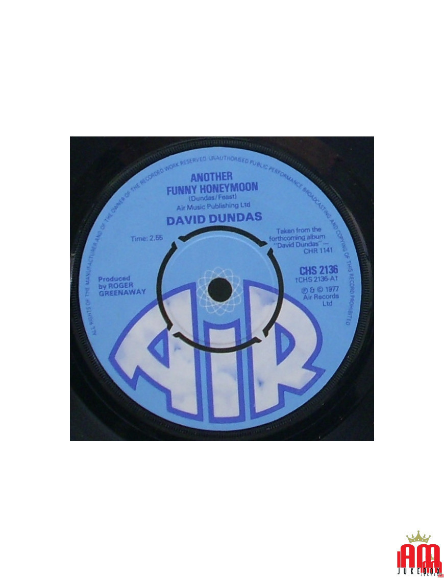 Another Funny Honeymoon Smile On [David Dundas] – Vinyl 7", 45 RPM, Single [product.brand] 1 - Shop I'm Jukebox 